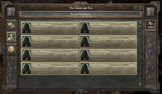 How to unlock: Create and hire an adventurer from the Adventurers Hall - Achievements | Pillars of Eternity - Basics - Pillars of Eternity Game Guide & Walkthrough