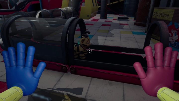 Creating a toy takes a while - you can walk around the factory during this time - Poppy Playtime: Huggy Wuggy - walkthrough - Chapter 1 - Poppy Playtime Guide, Walkthrough