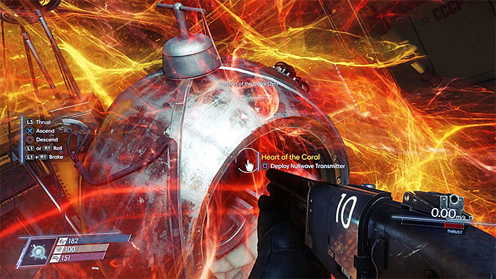 Your new objective is to travel to Psychotronics (as a reminder - the pathway leading to the area is located on level 1 of Talos I Lobby) and deliver the transmitter to a large round chamber known as the Heart of the Coral - A Mind Without Limits | Main Story - Main Story - Walkthrough - Prey Game Guide