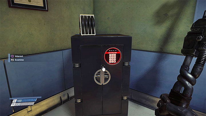 The plan can be found in the safe shown in the picture - Plans - Secrets and important items - Prey Game Guide