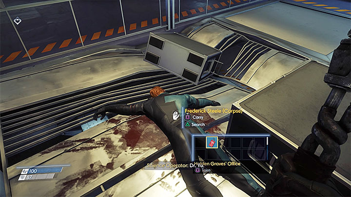 The plan is in Halden Graves office on the highest level of Neuromod Division - Plans - Secrets and important items - Prey Game Guide