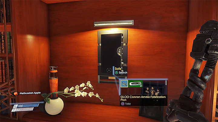 The plan is in the safe in Yus office located on level 3 of Talos I Lobby - Plans - Secrets and important items - Prey Game Guide