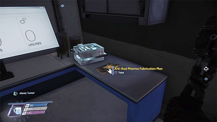 This plan ca be found in the Morgue on Level 1, right next to Demian Linns computer - Plans - Secrets and important items - Prey Game Guide