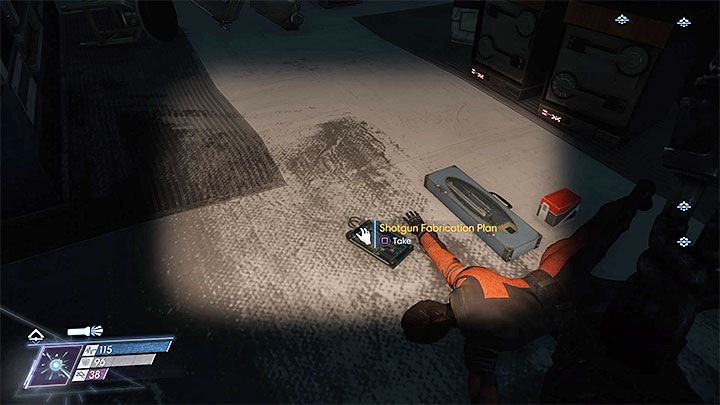 This plan can be found at carin Buckleys corpse, lying in the area behind the passage leading to Talos I Hall (the one protected by a pair of turrets) - Plans - Secrets and important items - Prey Game Guide