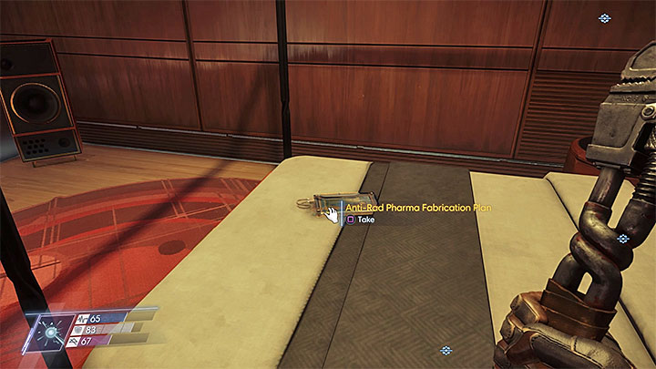 This plan can be found in Hendrik DeVries Cabin in Crew Quarters B - Plans - Secrets and important items - Prey Game Guide
