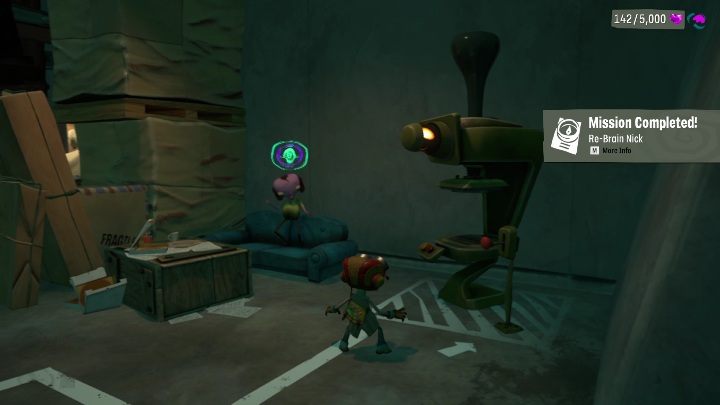 After you get the brain, go back to The Motherlobe and find the Mailbox - Psychonauts 2: PSI Kings Sensorium - walkthrough - Walkthrough - Psychonauts 2 Guide
