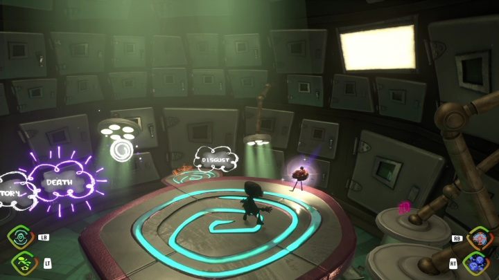 This secret can also be found right immediately after entering the hospital, after the X-Ray sequence - Psychonauts 2: Half-A-Mind, The Motherlobe - where to find? - The Motherlobe - Psychonauts 2 game guide