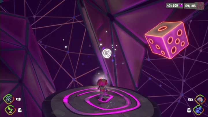 This secret can be found immediately after entering Hollis' mind - Psychonauts 2: Half-A-Mind, Lady Luctopus Casino - where to find? - Lady Luctopus Casino - Psychonauts 2 Guide
