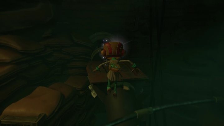 You'll find this card on the left of the giant machine with brains - Psychonauts 2: PSI Challenge Card, The Quarry - where to find? - The Quarry - Psychonauts 2 Guide