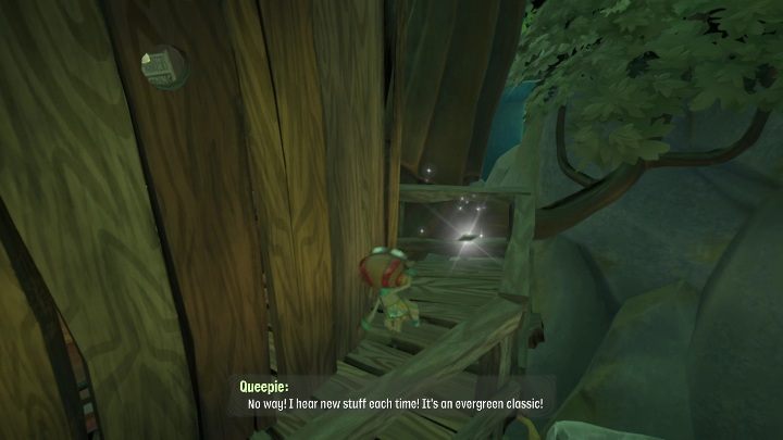 This card can be found behind the treehouse - Psychonauts 2: PSI Challenge Card, The Quarry - where to find? - The Quarry - Psychonauts 2 Guide