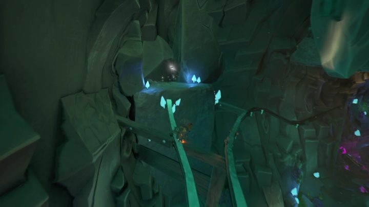 Jump off the metal railing to reach this card - Psychonauts 2: PSI Challenge Card, The Quarry - where to find? - The Quarry - Psychonauts 2 Guide