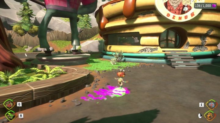 Location Lumberstack Diner - Psychonauts 2: PSI Challenge Card, Questionable Area - where to find? - Questionable Area - Psychonauts 2 Guide