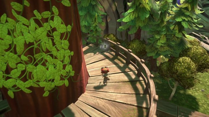 You can get to this card both from the trees and from the ground by climbing the vines - Psychonauts 2: PSI Challenge Card, Questionable Area - where to find? - Questionable Area - Psychonauts 2 Guide