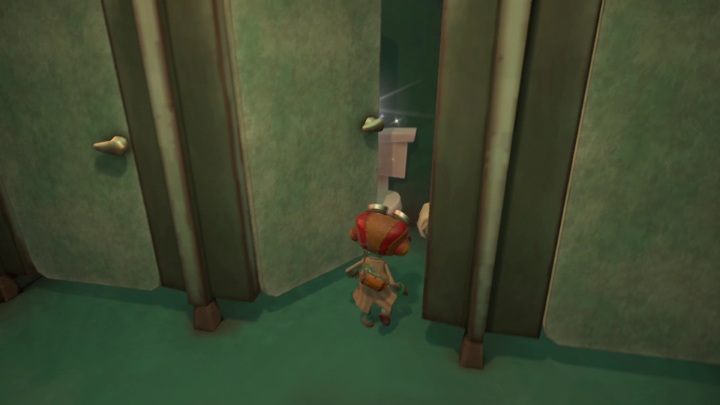You'll find this card in the ladies' room - Psychonauts 2: PSI Challenge Card, Questionable Area - where to find? - Questionable Area - Psychonauts 2 Guide