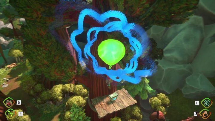 This chest is on a small platform by a tree - Psychonauts 2: Supply Chests, Questionable Area - where to find? - Questionable Area - Psychonauts 2 Guide