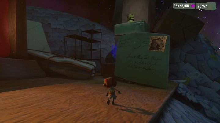 The Hatbox itself is at the bookcase - Psychonauts 2: Emotional Baggage in Crullers Correspondence - where to find? - Crullers Correspondence - Psychonauts 2 Guide