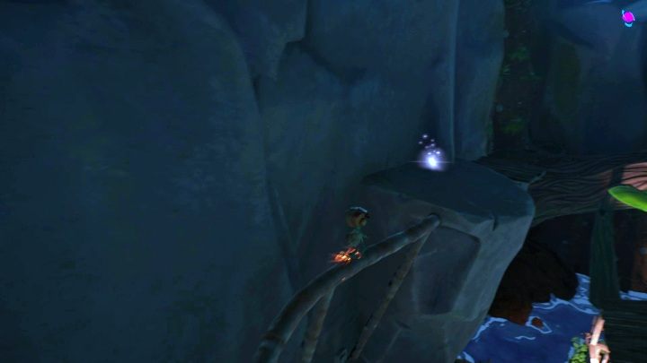 To get to this card you have to jump on a metal ramp and let it take you all the way to the rock platform - Psychonauts 2: PSI Challenge Cards in Green Needle Gulch - where to find? - Green Needle Gulch - Psychonauts 2 Guide