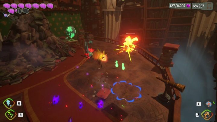 Location: Deep Inside Teacher's Domain - Psychonauts 2: Memory Vaults, Cassies Collection - where to find? - Cassies Collection - Psychonauts 2 Guide