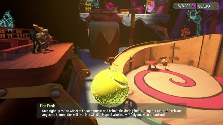 Several attractions are waiting for you in the circus - Psychonauts 2: Lucrecias Lament - walkthrough - Walkthrough - Psychonauts 2 Guide
