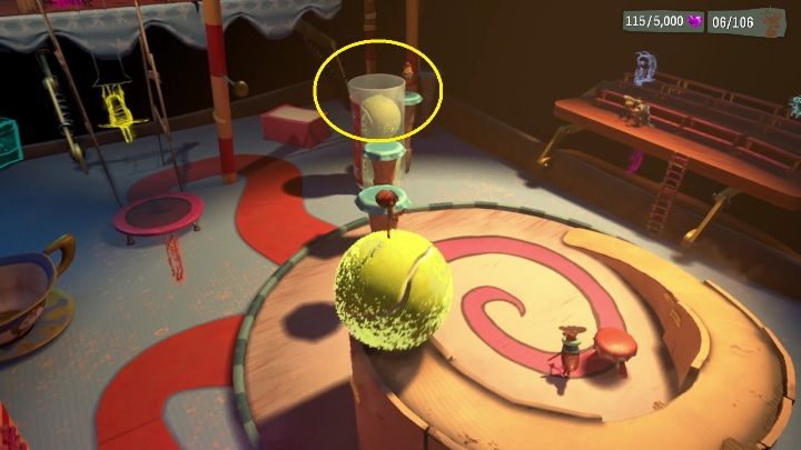 Your task is to jump on two poles and jump to the tube - Psychonauts 2: Lucrecias Lament - walkthrough - Walkthrough - Psychonauts 2 Guide