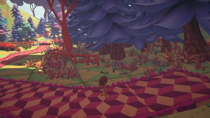 After jumping off the platform, you will get to a yarn forest - Psychonauts 2: Lucrecias Lament - walkthrough - Walkthrough - Psychonauts 2 Guide