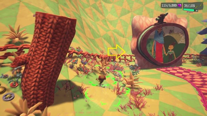 Location: Nona's Quilts P1 - Psychonauts 2: Emotional Baggage, Lucrecias Lament - where to find? - Lucrecias Lament - Psychonauts 2 Guide