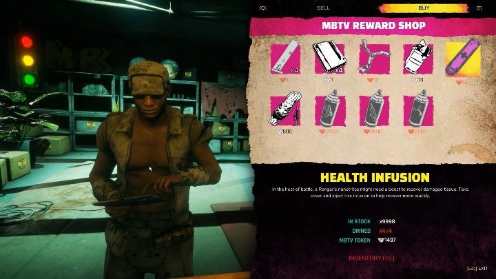 You can buy items in the MBTV store with it - MBTV Mutant Bash Arena in Rage 2 - Basics - Rage 2 Guide