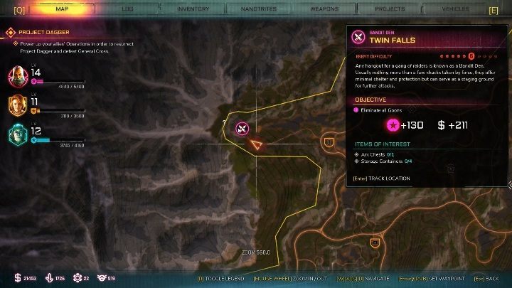 The location is in the eastern part of The Wilds - Bandit Dens in The Wilds - Rage 2 - Bandit Dens - Rage 2 Guide