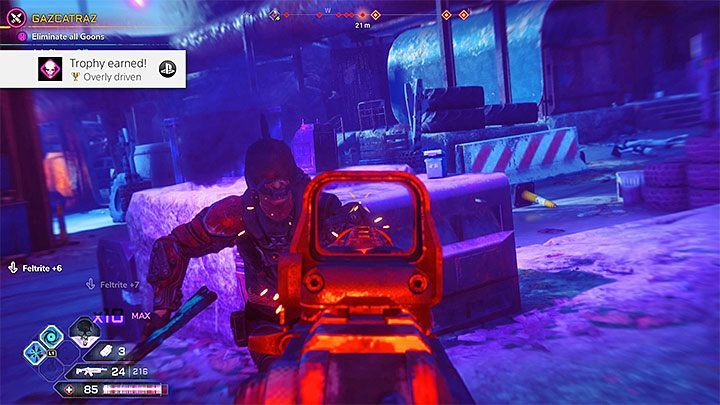 It is very important that the downtime between attacking opponents is not too long, because the multiplier will start to fall slowly - Overly Driven | Rage 2 Trophy guide - Trophy Guide - Rage 2 Guide