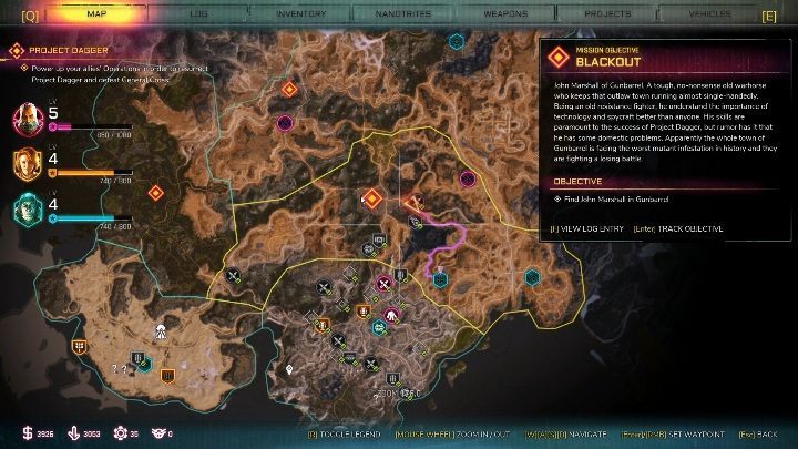 Canyon Cove Ark is located in the southern part of the location, near the Razorneck Roost bandit den - Defibrillation | Nanotrites in Rage 2 - Nanotrites - Rage 2 Guide