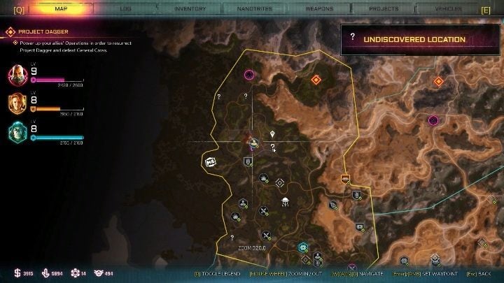 The Authority Sentry is located in the west of the location, near the Rangers Echo - Authority Sentries in Sekreto Wetlands - Rage 2 - Authority Sentry - Rage 2 Guide