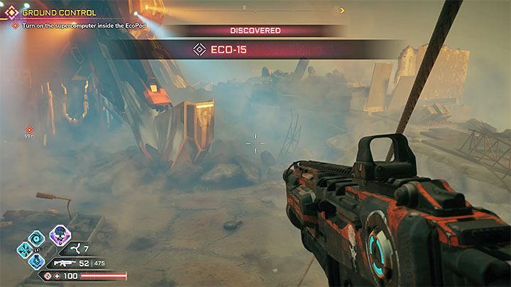Once Eco-15 lands on the nearby parking lot, jump out of the window and slide down on the rope (dont jump down, the fall damage will kill you - Ground Control | Rage 2 Walkthrough - Main story - Rage 2 Guide