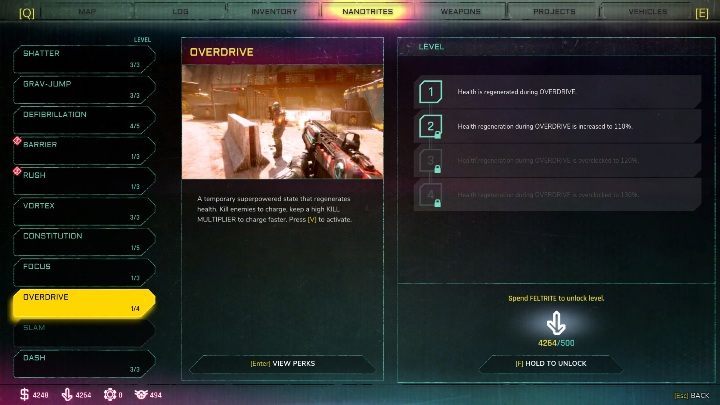 In RAGE 2 you can get up to eleven nanorite skills - Starting tips | Rage 2 Basics - Basics - Rage 2 Guide