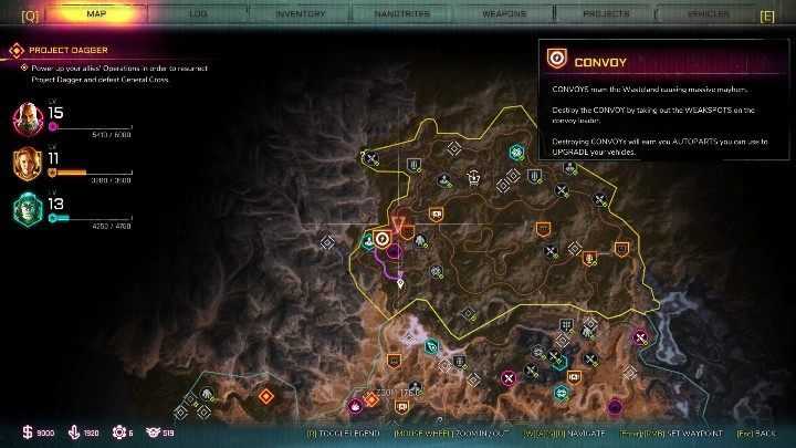 Convoys appear in random places on the map, in your area - Starting tips | Rage 2 Basics - Basics - Rage 2 Guide