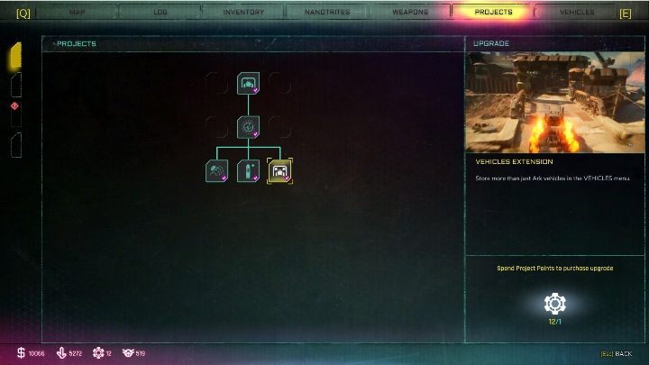 Immediately after completing the prologue buy all major projects, these strengthen your basic skills as well as allow you to upgrade Phoenix - Starting tips | Rage 2 Basics - Basics - Rage 2 Guide