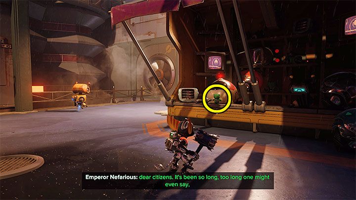 You will find the Craiggerbear at a stall near the Pocket dimension described above - Ratchet & Clank Rift Apart: Nefarious City - collectibles, list of all, map - Secrets and Collectibles - Ratchet & Clank Rift Apart Guide