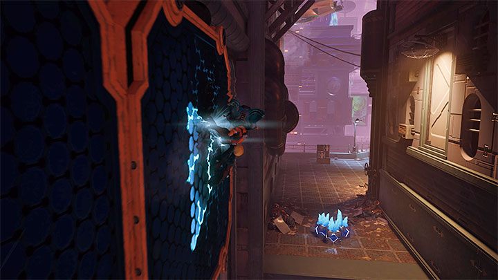 You can jump to the first ledge and then do a wall run (this is one of the actions after meeting the Phantom) - Ratchet & Clank Rift Apart: Nefarious City - collectibles, list of all, map - Secrets and Collectibles - Ratchet & Clank Rift Apart Guide