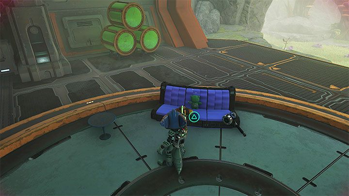 The bear is located at the Rivet hideout on Sargasso - Ratchet & Clank Rift Apart: Sargasso - collectibles, list of all, map - Secrets and Collectibles - Ratchet & Clank Rift Apart Guide
