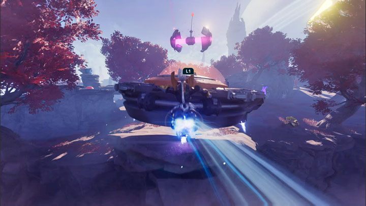 You have to chase it and use Hoverboots and its verniers - Ratchet & Clank Rift Apart: Savali - collectibles, list of all, map - Secrets and Collectibles - Ratchet & Clank Rift Apart Guide