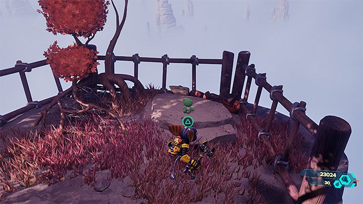 The Craiggerbear is on an island located at the southern end of the map - Ratchet & Clank Rift Apart: Savali - collectibles, list of all, map - Secrets and Collectibles - Ratchet & Clank Rift Apart Guide