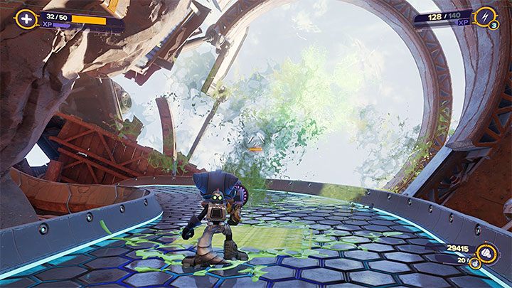 You can find the spybot once you arrive at the main village - Ratchet & Clank Rift Apart: Torren IV - collectibles, list of all, map - Secrets and Collectibles - Ratchet & Clank Rift Apart Guide