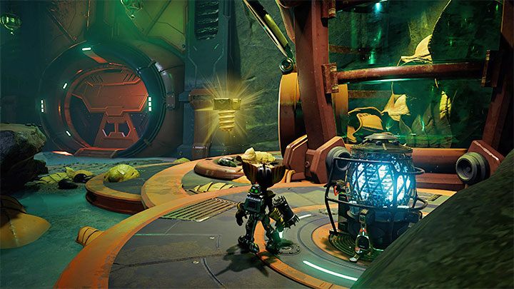 As a reminder, while controlling the Glitch (a miniature walking machine) you have to dispose of hostile computer viruses - Ratchet & Clank Rift Apart: Ardolis - collectibles, list of all, map - Secrets and Collectibles - Ratchet & Clank Rift Apart Guide