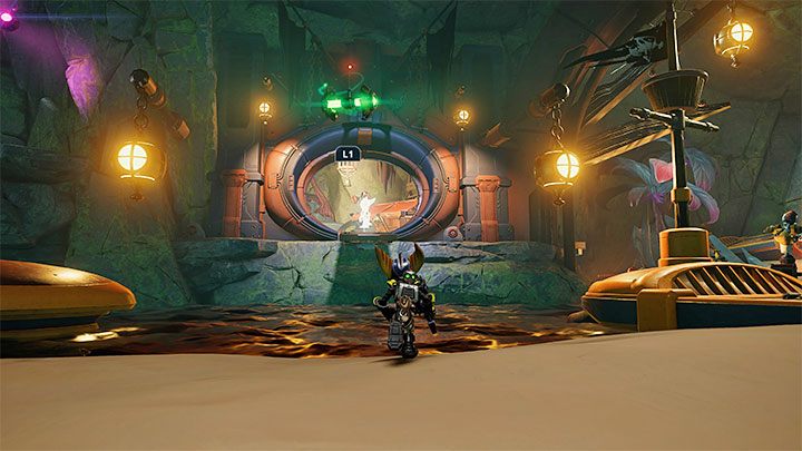 You can find the armor piece in the oval cave in the northwest corner of the map, where a large battle takes place during one of the Pirate Trials - Ratchet & Clank Rift Apart: Ardolis - collectibles, list of all, map - Secrets and Collectibles - Ratchet & Clank Rift Apart Guide
