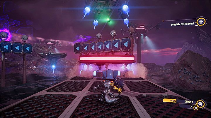The spybot is located in the ventilation shafts above the processing center where Ratchet and Kit are held in the initial part of the mission - Ratchet & Clank Rift Apart: Viceron - collectibles, list of all, map - Secrets and Collectibles - Ratchet & Clank Rift Apart Guide