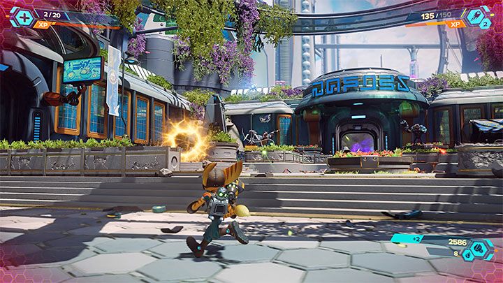 In the new part of the station you will meet Mrs - Ratchet & Clank Rift Apart: Pursue Dr. Nefarious - walkthrough - Prologue - Corson V - Ratchet & Clank Rift Apart Guide