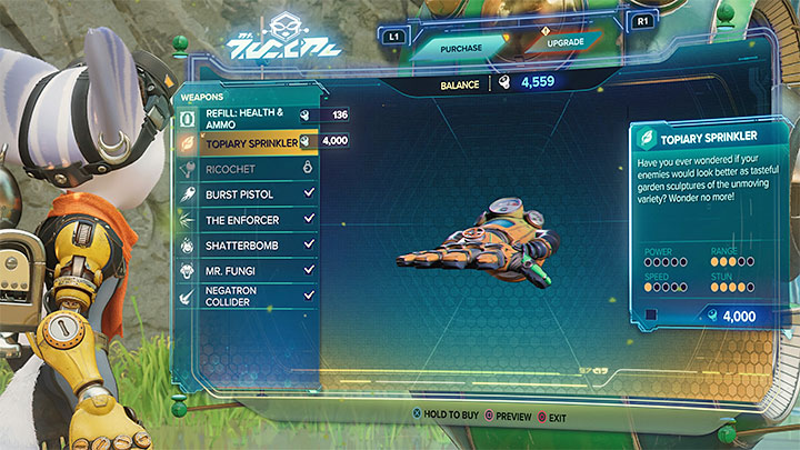 Start exploring the wetlands and get rid of small monsters - Ratchet & Clank Rift Apart: Swamps, Find a way to reach the Morts - walkthrough - Sargasso - Ratchet & Clank Rift Apart Guide