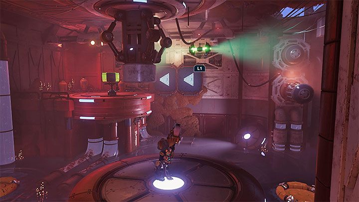 Stand in the spot pictured in the attached screenshot - Ratchet & Clank Rift Apart: Find the Rubion Forge - walkthrough - Cordelion - Ratchet & Clank Rift Apart Guide