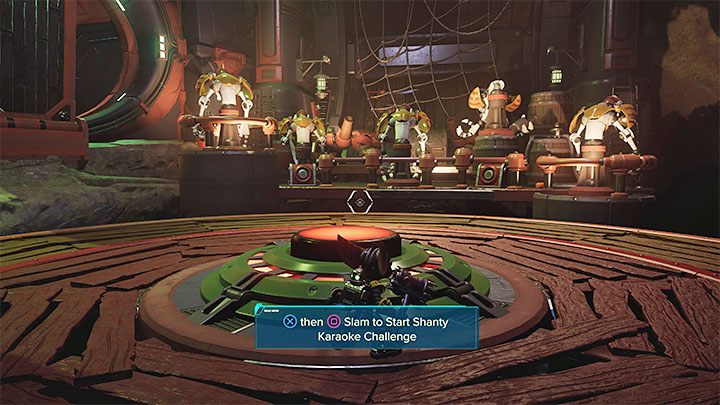 The Karaoke Challenge requires you to perform Shanty perfectly - Ratchet & Clank Rift Apart: Pirate Trials - walkthrough - Ardolis - Ratchet & Clank Rift Apart Guide