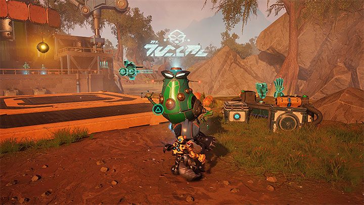 You start in the place where you have passed 3 logic puzzles as Kit - Ratchet & Clank Rift Apart: Destroy Nefarious ships - walkthrough - Return to Sargasso - Ratchet & Clank Rift Apart Guide