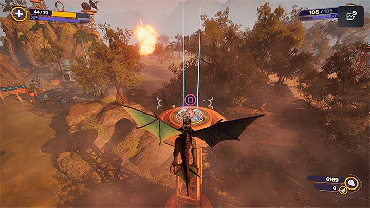 To grab a bomb, you must fly up to it and press Square - Ratchet & Clank Rift Apart: Destroy Nefarious ships - walkthrough - Return to Sargasso - Ratchet & Clank Rift Apart Guide